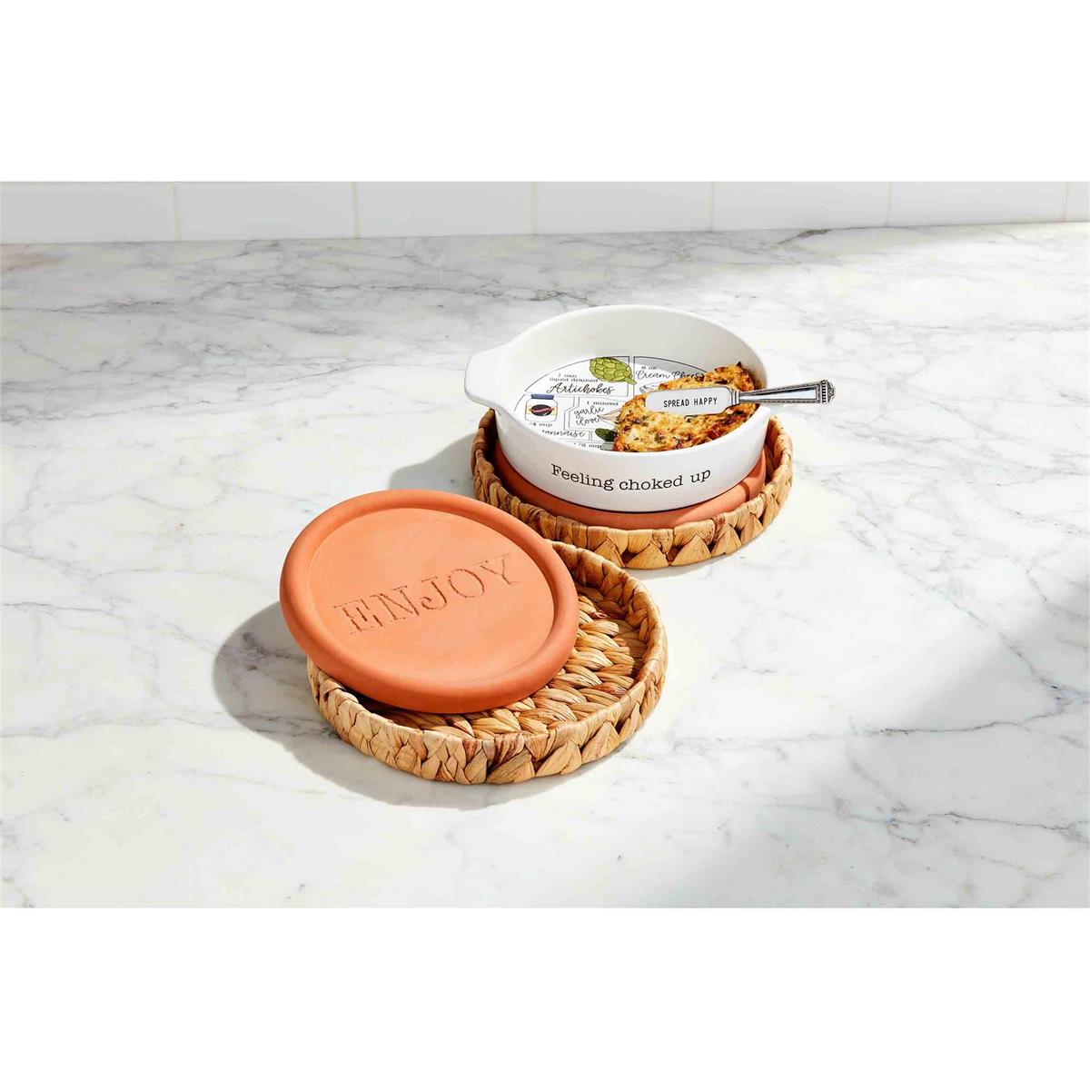 Warming Disc Terracotta Warming Trivet DISC – Chic Artique