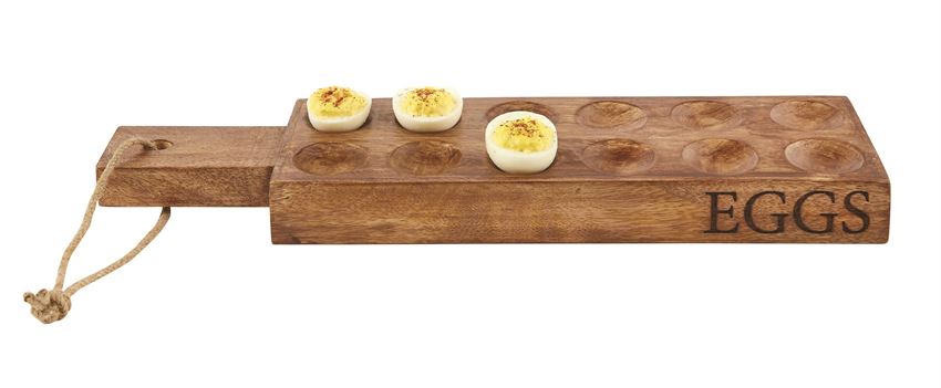 Wood Deviled Egg Tray