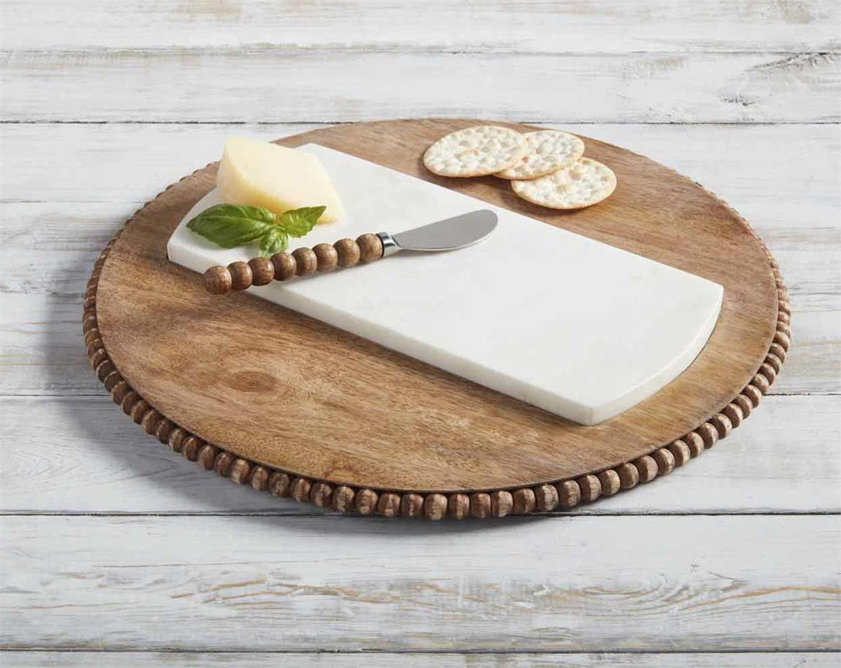 Marble Inset Serving Board Set