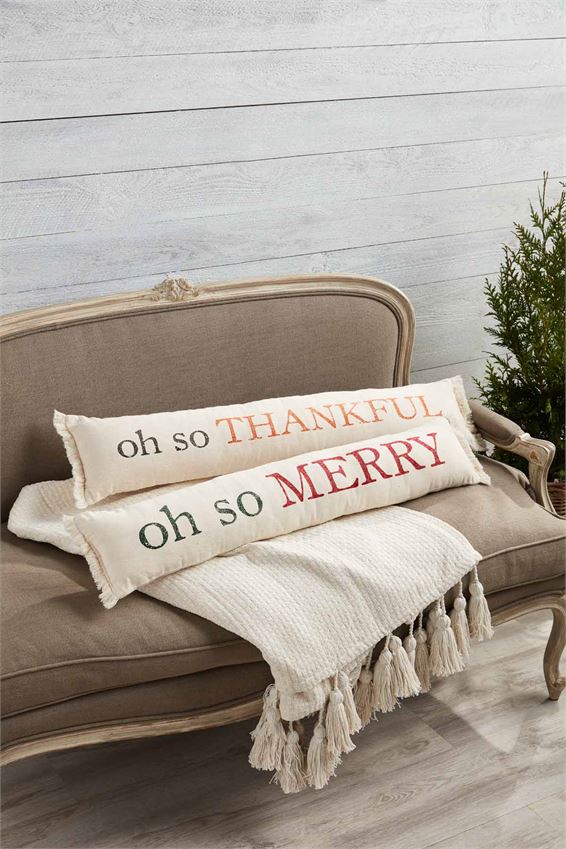 Reversible Holiday Skinny Pillow
