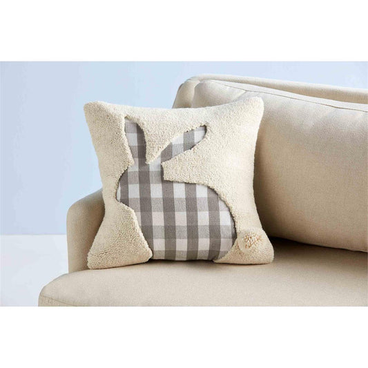 Bunny Hooked Pillow