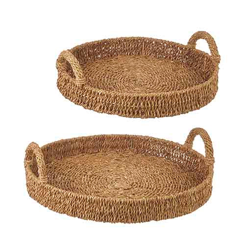 Seagrass Handled Trays