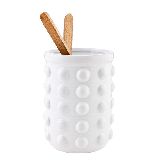 Beaded Utensil Crock