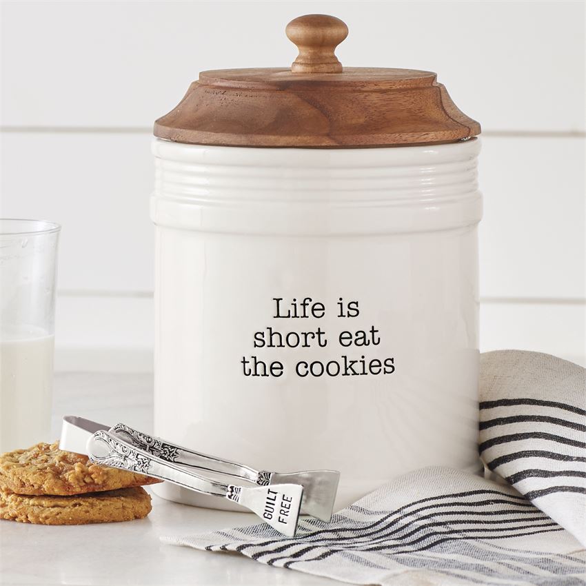 Life Is Short Cookie Jar