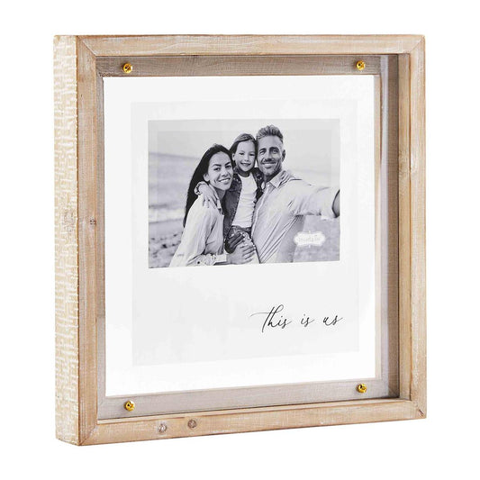 This Is Us Wood & Brass Frame