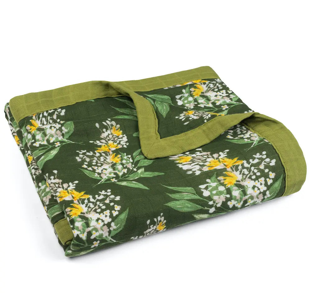 Green Floral Big Lovey