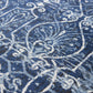 Pattern Blue Distressed Rug