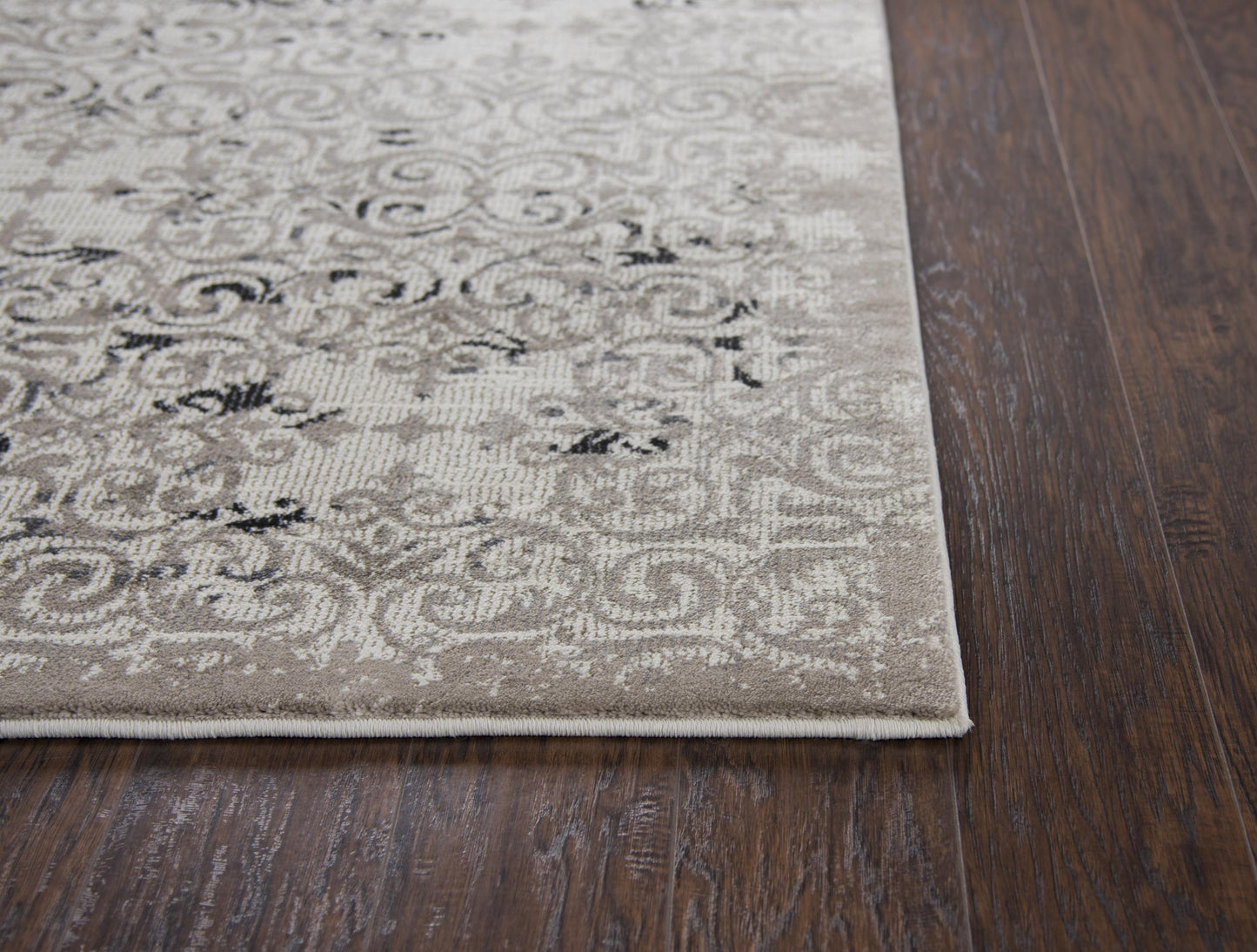 Rocker Cream Distressed Rug