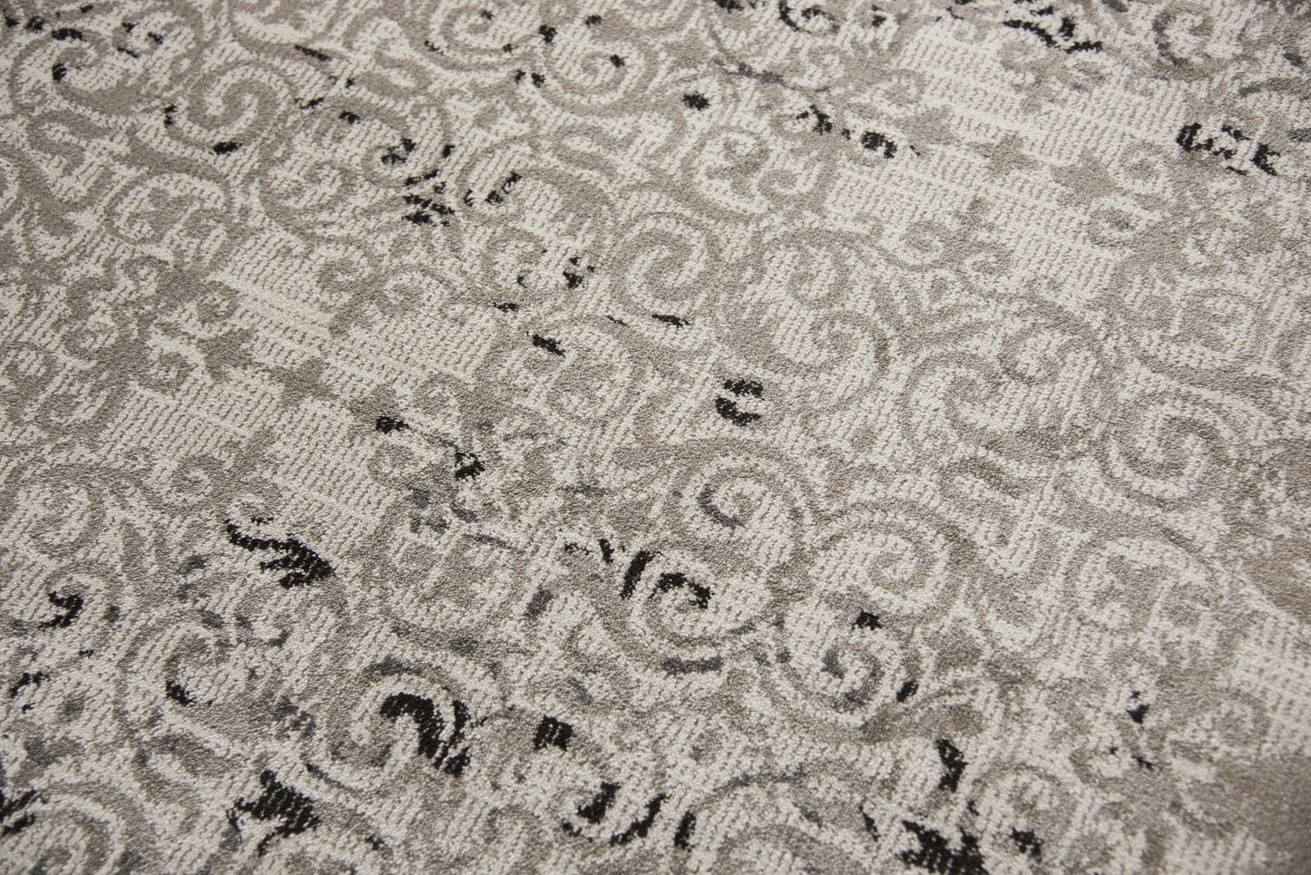 Rocker Cream Distressed Rug