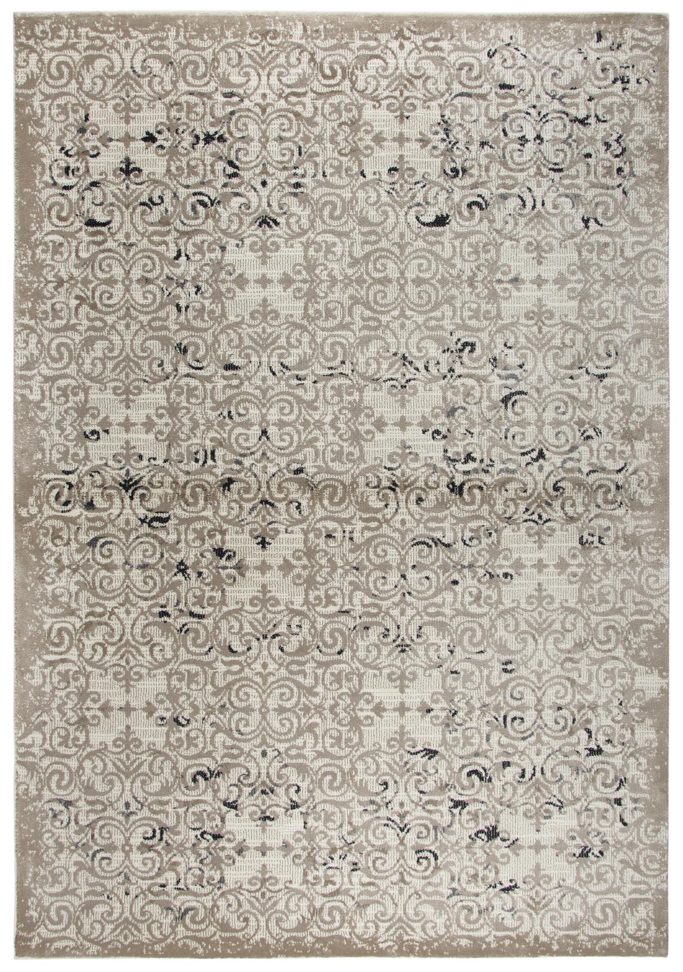 Rocker Cream Distressed Rug
