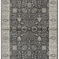Border Gray Distressed Rug