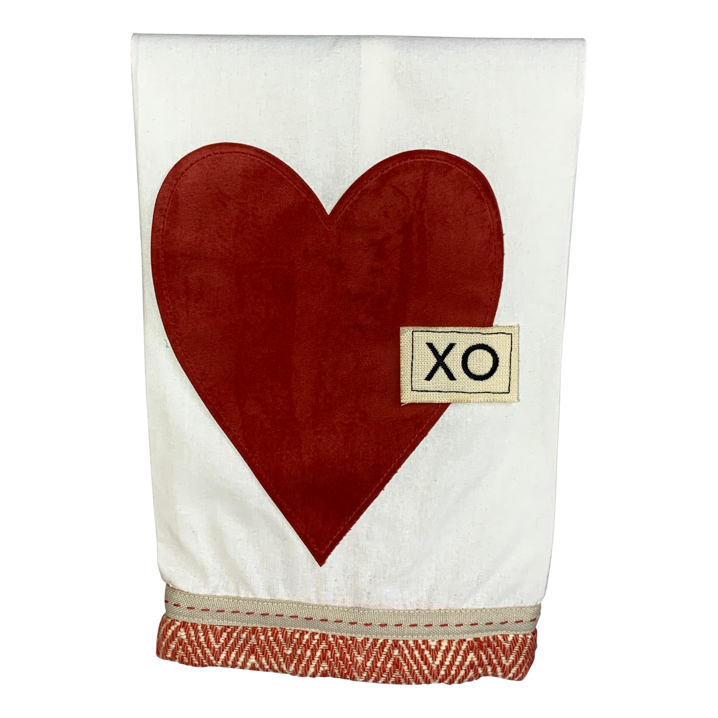 Heart XO Tea Towel