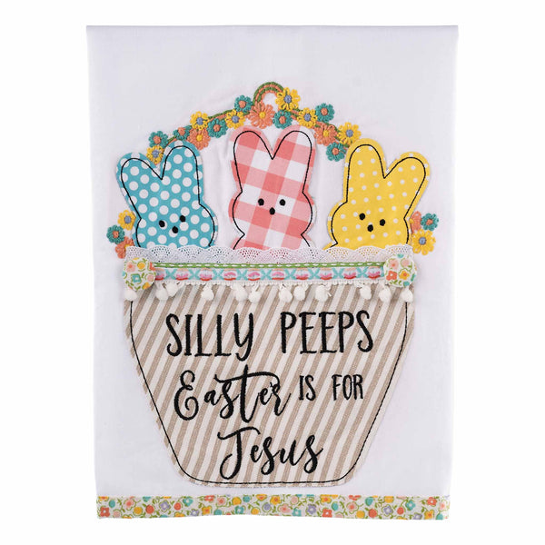 Silly Peeps Easter Tea Towel