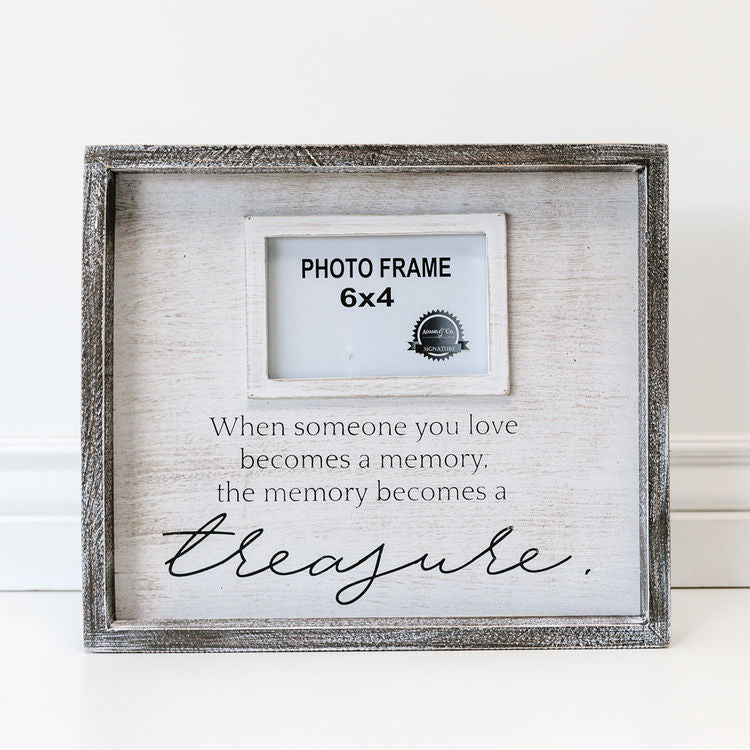 Memory Becomes a Treasure Photo Frame