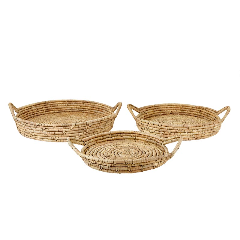 Round Tray Seagrass Baskets