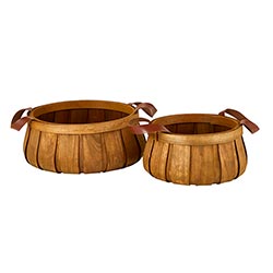 Wooden Chip Baskets