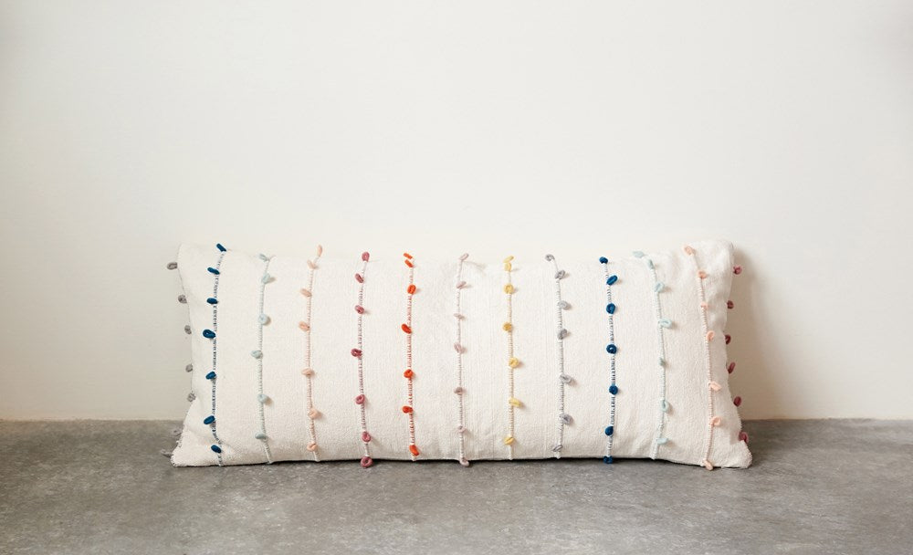 Embroidery Loop Pillow
