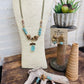 Azure Driftwood Seaglass Necklace