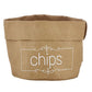 Kraft Chip Holder Large
