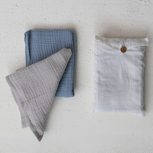 Cotton Double Cloth Tea Towel Set