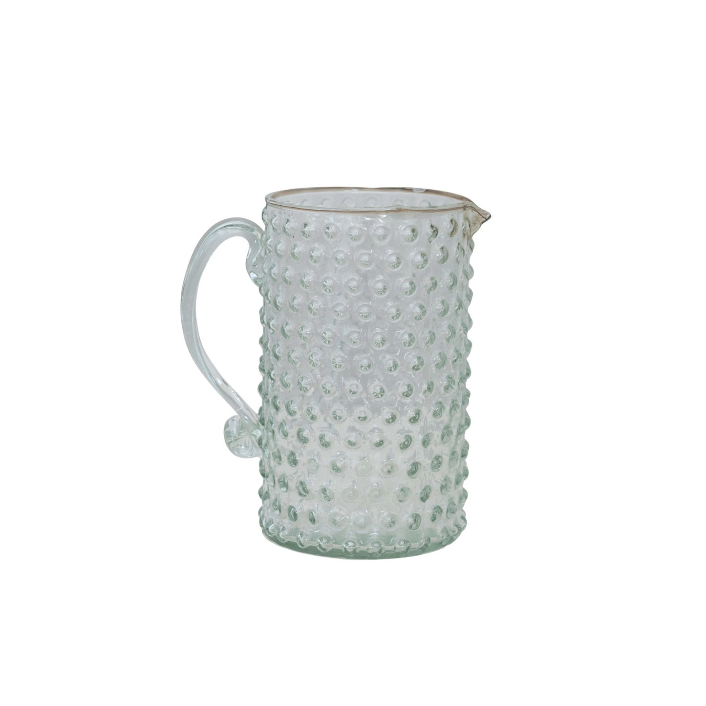 Hobnail Glass Pitcher