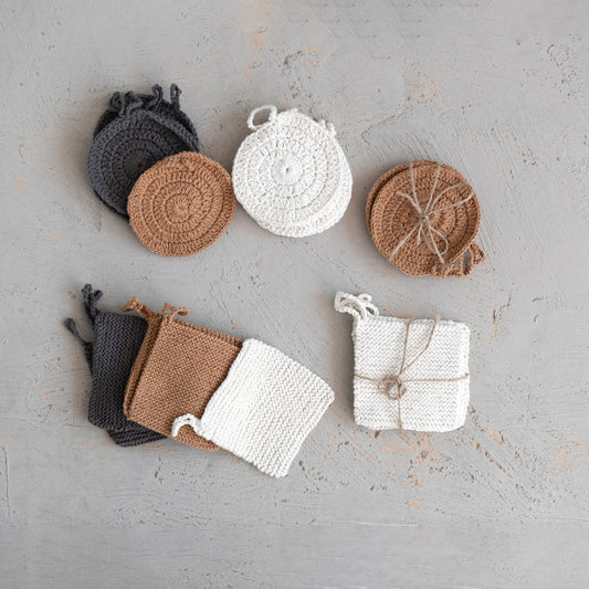 Cotton Crocheted Dish Scrubbies