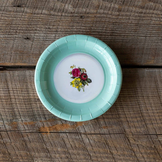 Old China Paper Salad & Dessert Plates 7"