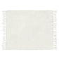 Antique White Linen Throw