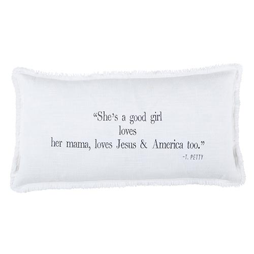 Tom Petty Lumbar Pillow