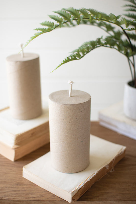 Faux Cardboard Candle