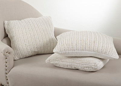 Knitted Down Filled Pillow