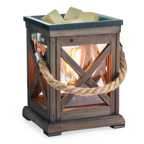 Walnut & Rope Edison Bulb Warmer