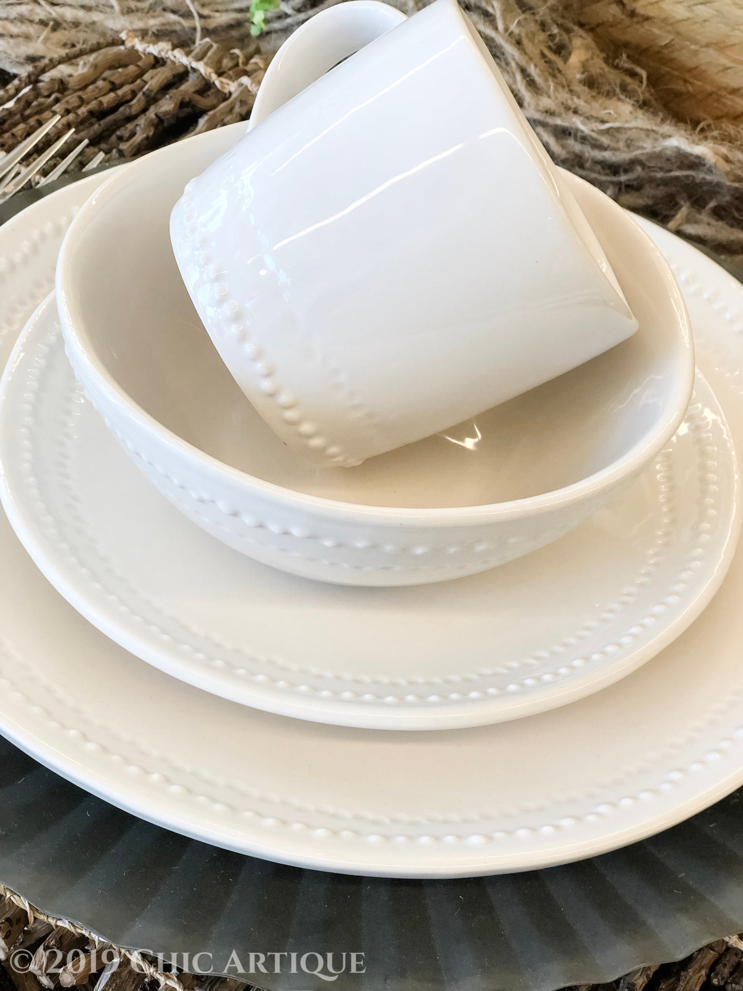 Beaded Dinnerware Collection