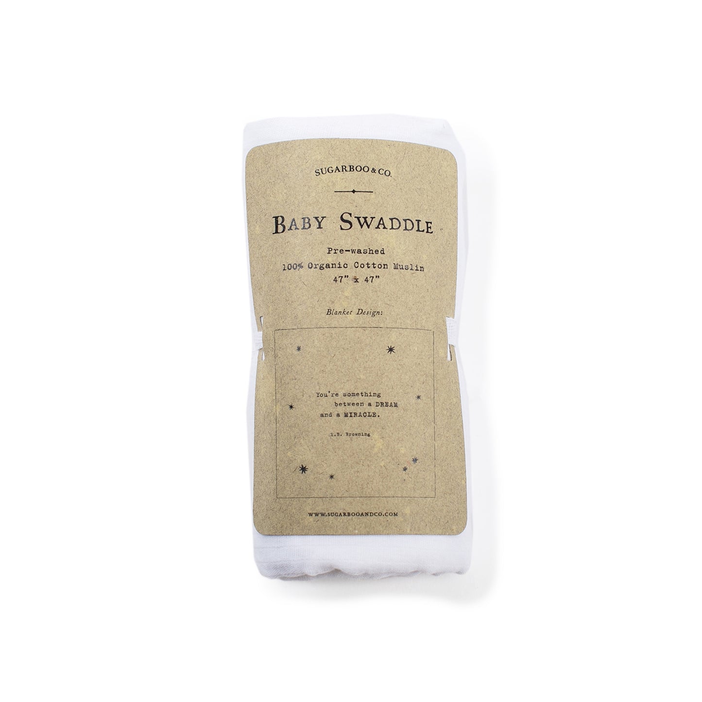 E.B. Browning Swaddle Blanket