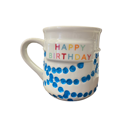 Happy Birthday Garland Mug