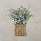 POWDERED EUCALYPTUS IN WOVEN BASKET