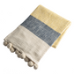 Color Block Slub Throw
