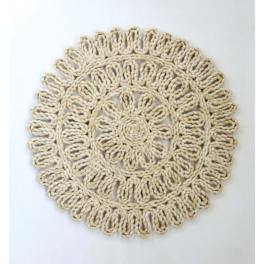 Round Woven Straw Placemat