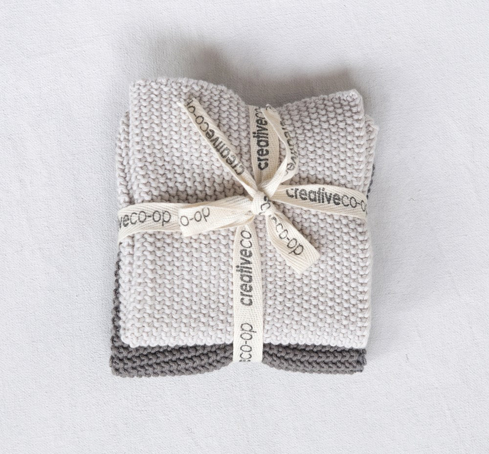 Knit Dish Cloth Set