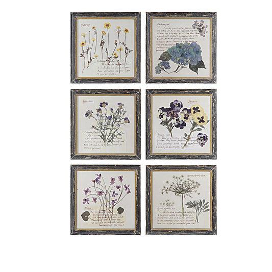 Floral Framed Wall Decor