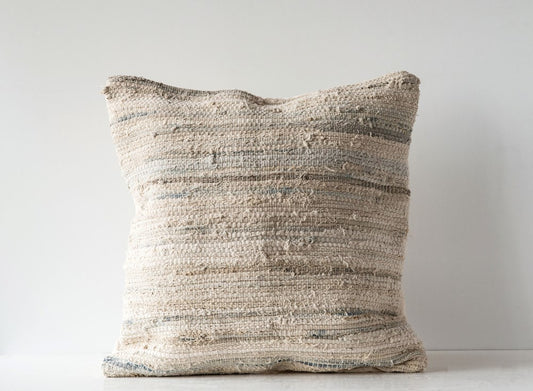 Cotton & Canvas Chindi Pillow