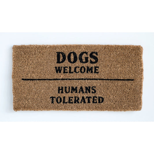 Dogs Welcome Door Mat DISC