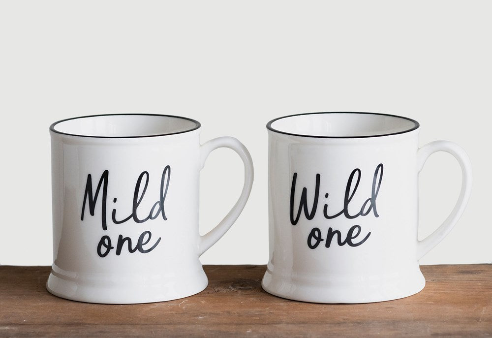 Mild One, Wild One Mug Set