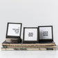 Small Sweet Sayings Metal Frame