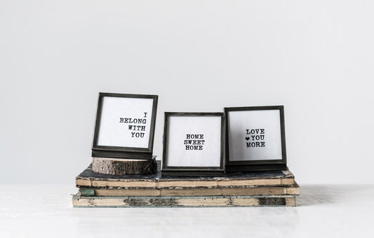 Small Sweet Sayings Metal Frame