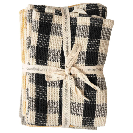 Cotton Waffle Weave Tea Towel Set