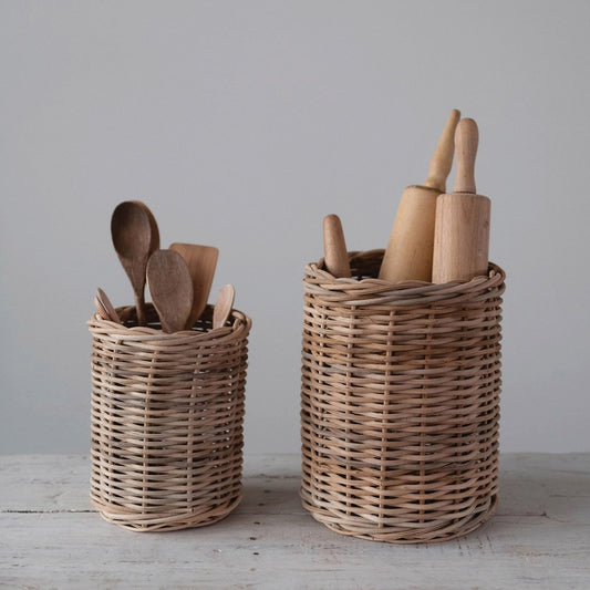 Woven Wicker Basket