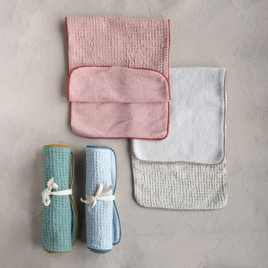 Cotton Waffle Baby Burp Cloths