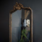 Black & Gold Finish Wall Mirror