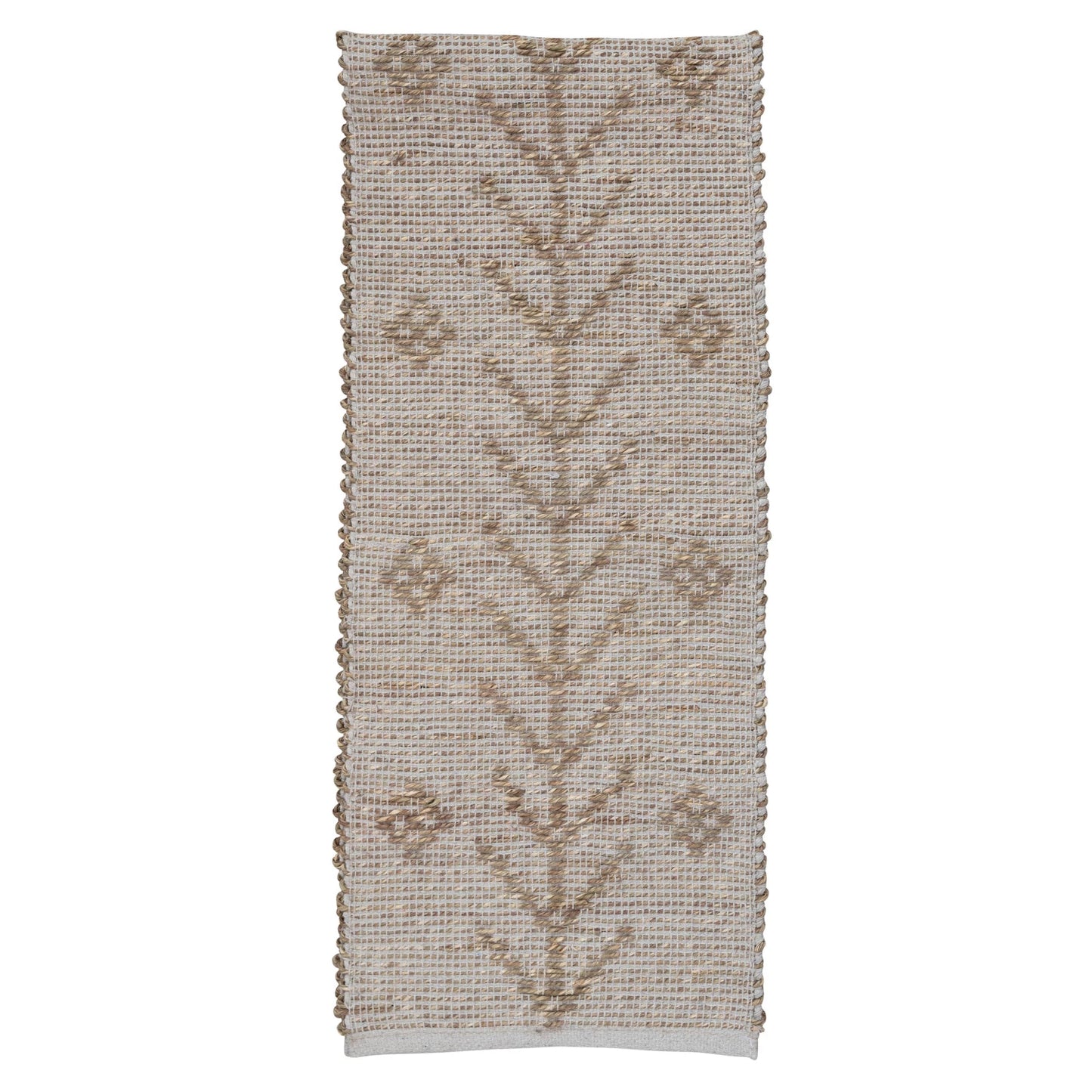 Hand-Woven Cotton & Seagrass Runner